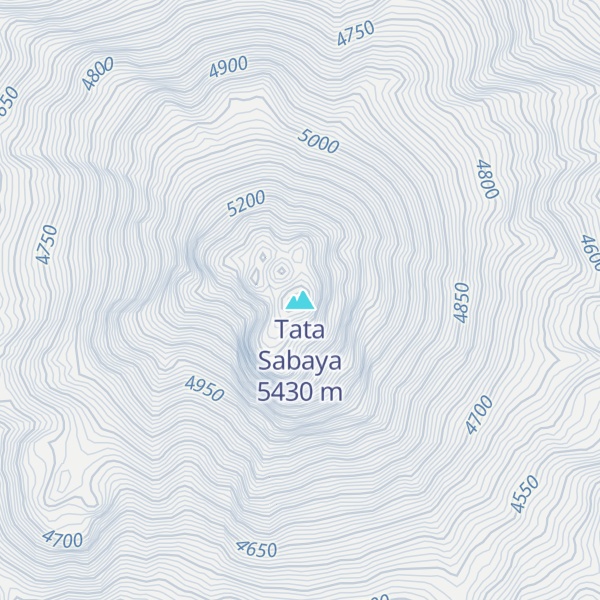 Map of Tata Sabaya