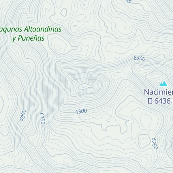 Map of Cerro del Nacimiento I