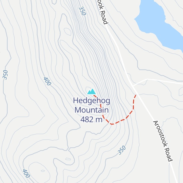 Map of Hedgehog Mountain