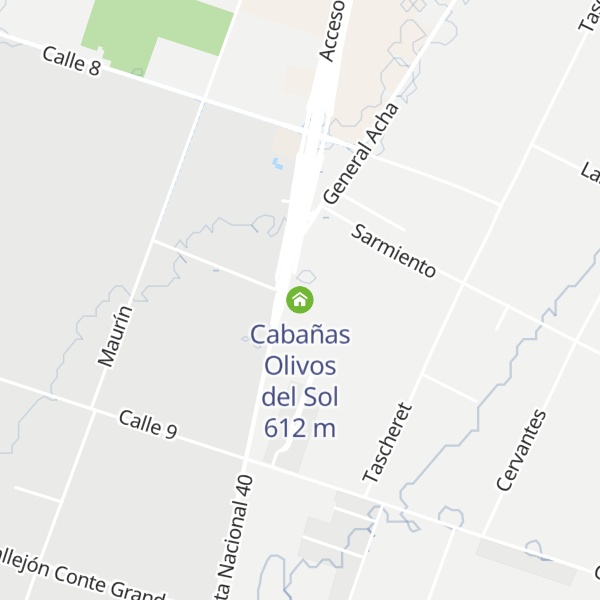 Map of Cabañas Olivos del Sol