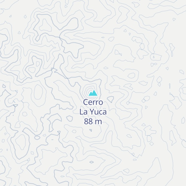 Map of Cerro La Yuca