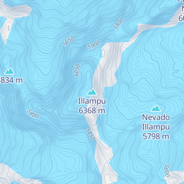 Map of Illampu
