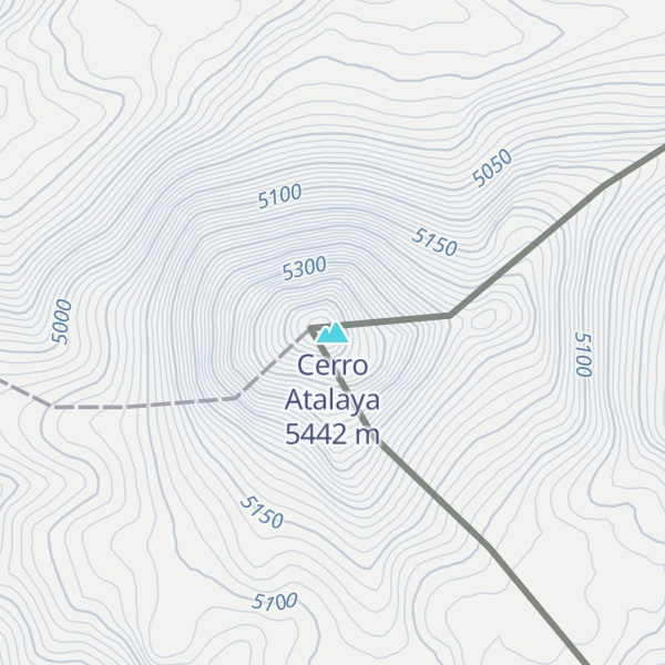 Map of Cerro Atalaya