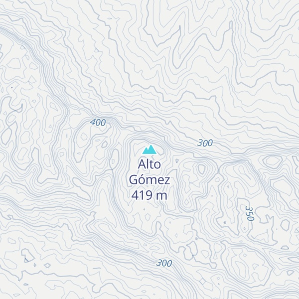 Map of Alto Gómez
