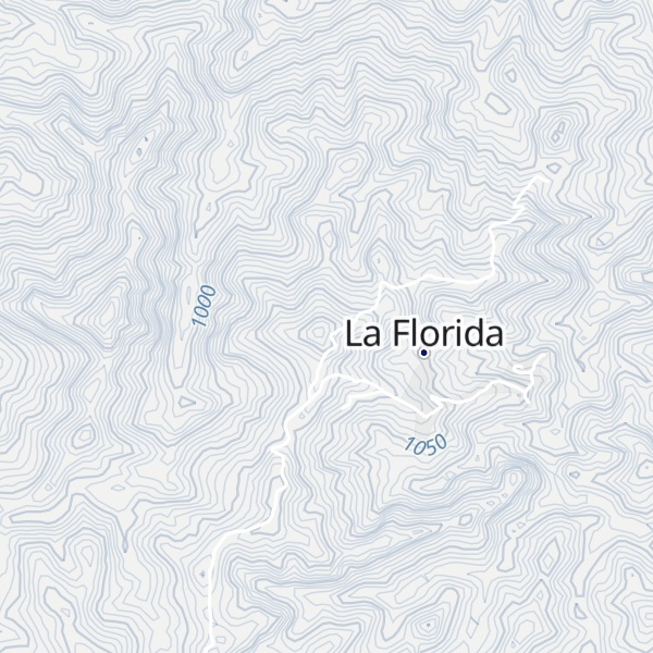 Map of Cerro La Florida