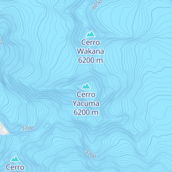 Map of Cerro Yacuma