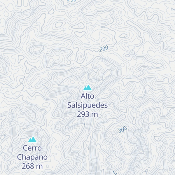 Map of Alto Salsipuedes