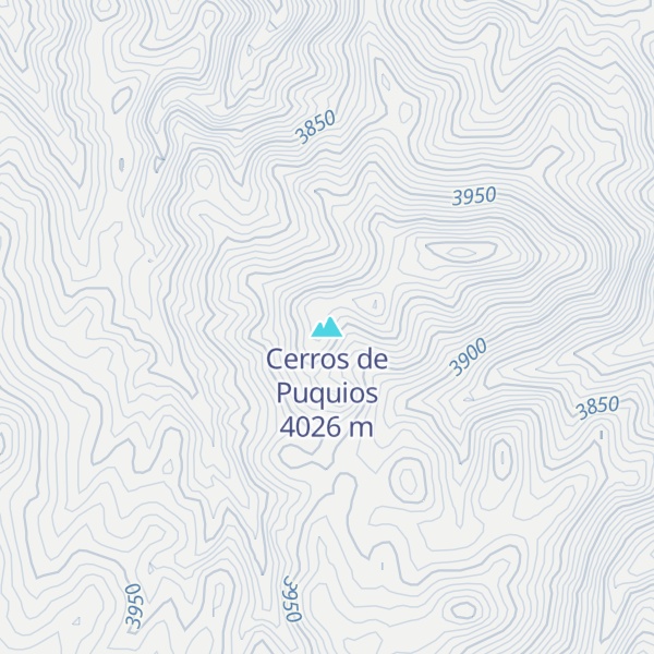 Map of Cerros de Puquios