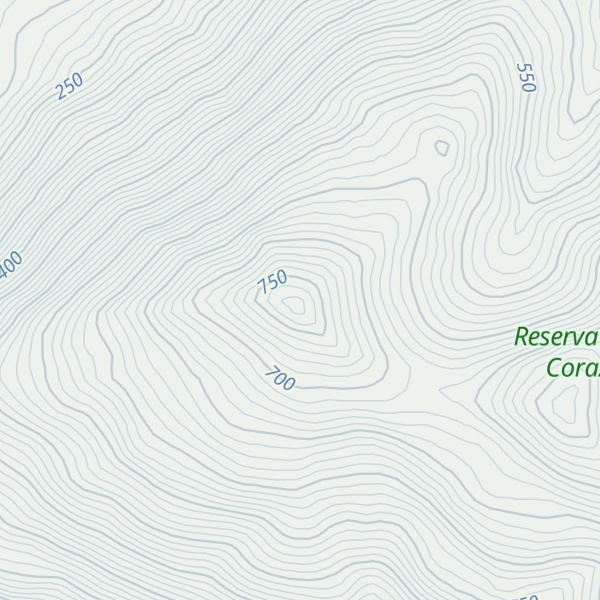 Map of Cerro Las Turbas