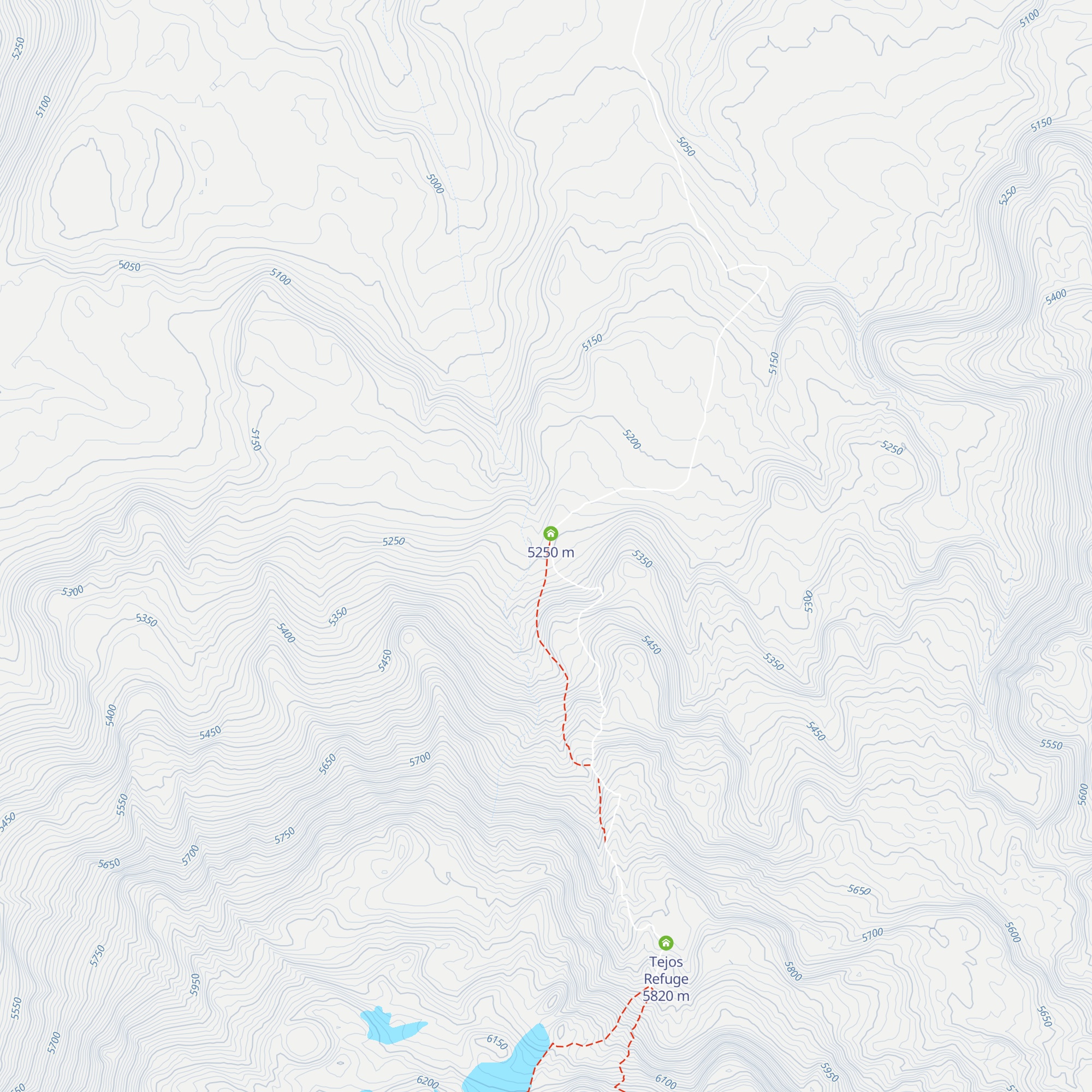 Atacama Refuge map