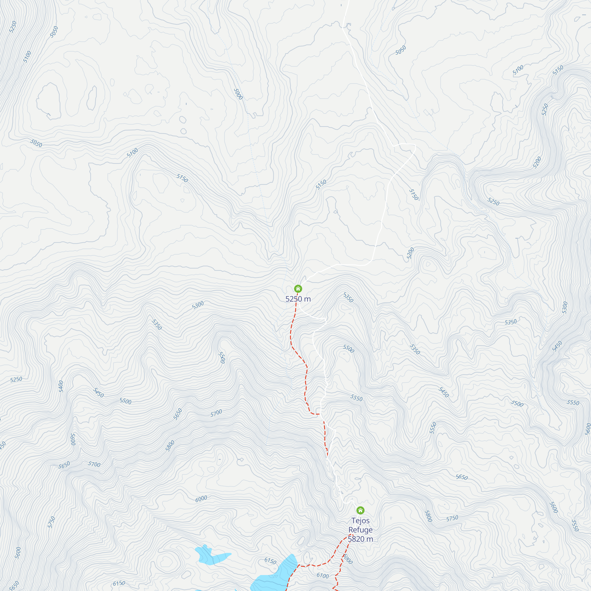 Atacama Refuge map