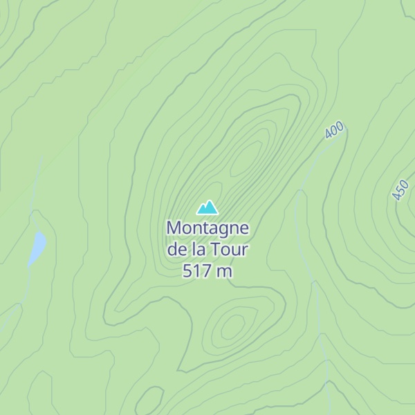 Map of Montagne de la Tour