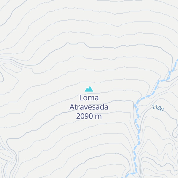 Map of Loma Atravesada