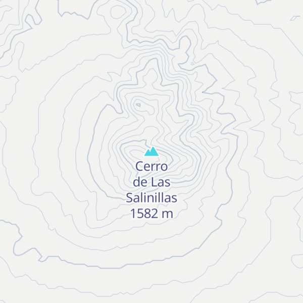 Map of Cerro de Las Salinillas
