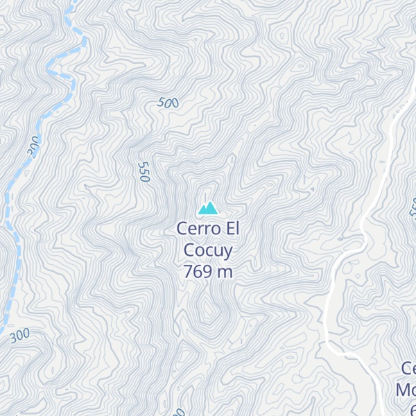 Map of Cerro El Cocuy