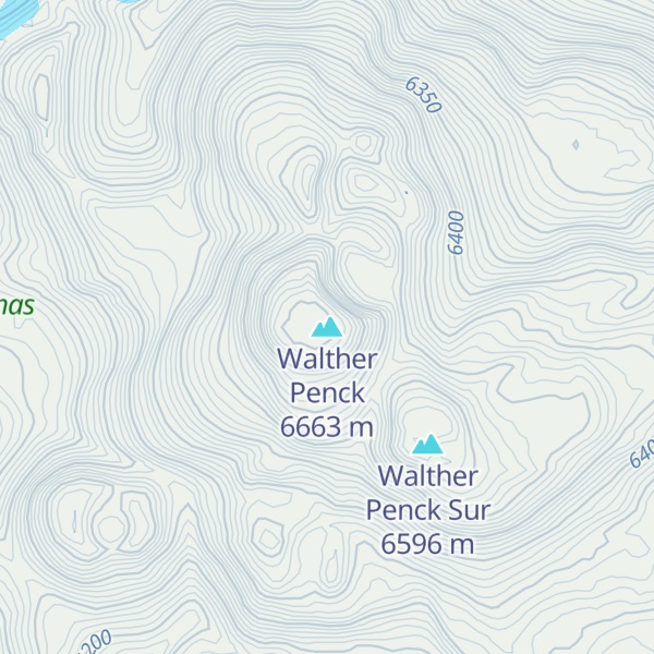 Map of Walther Penck