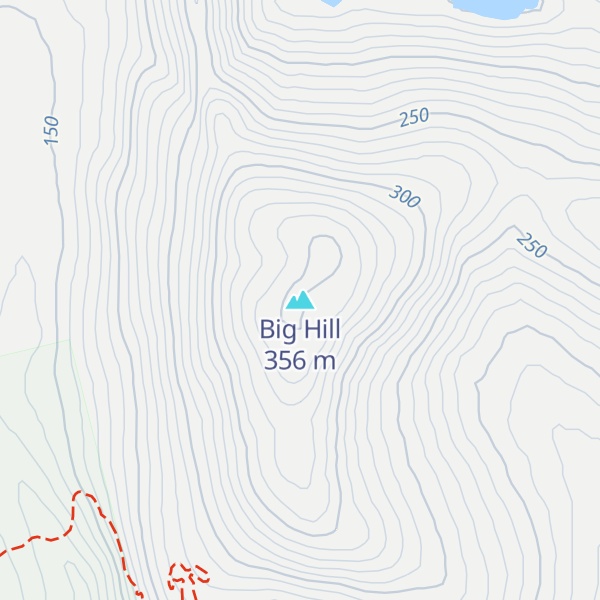 Map of Big Hill