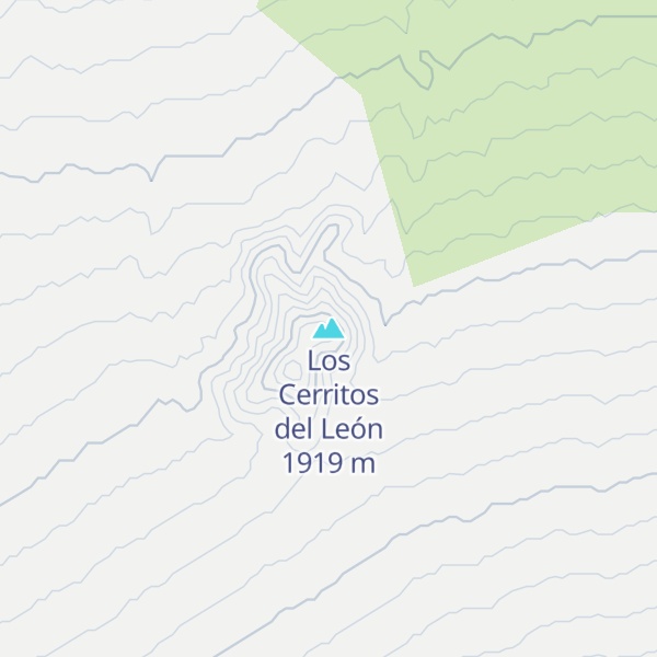 Map of Los Cerritos del León