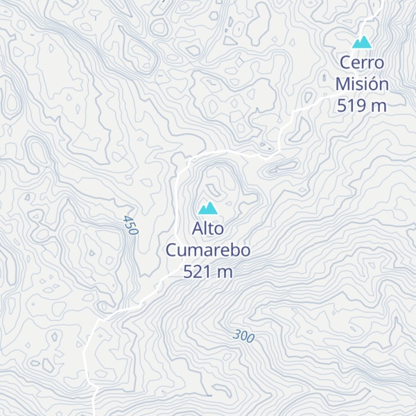 Map of Alto Cumarebo