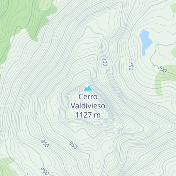 Map of Cerro Valdivieso