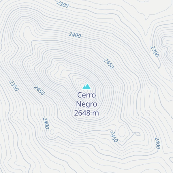 Map of Cerro Negro