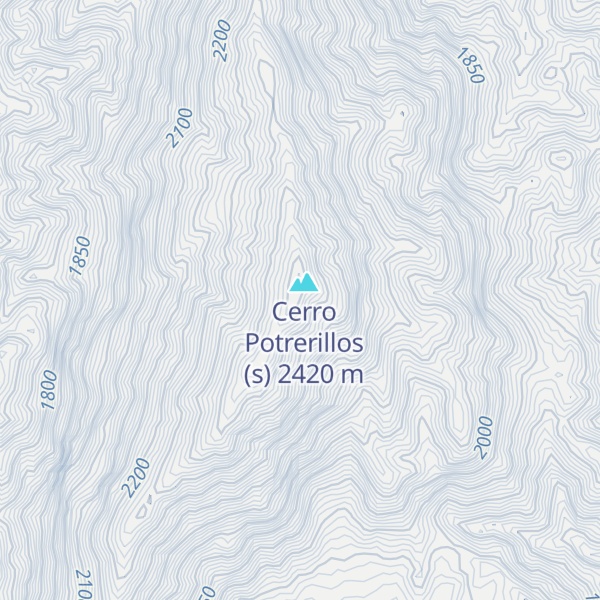 Map of Potrerillo