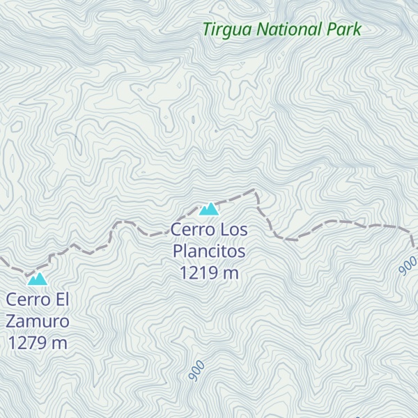 Map of Cerro Los Plancitos
