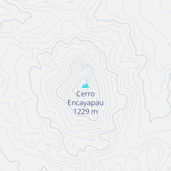Map of Cerro Encayapau