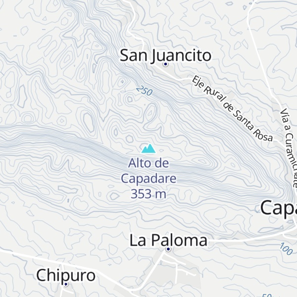 Map of Alto de Capadare