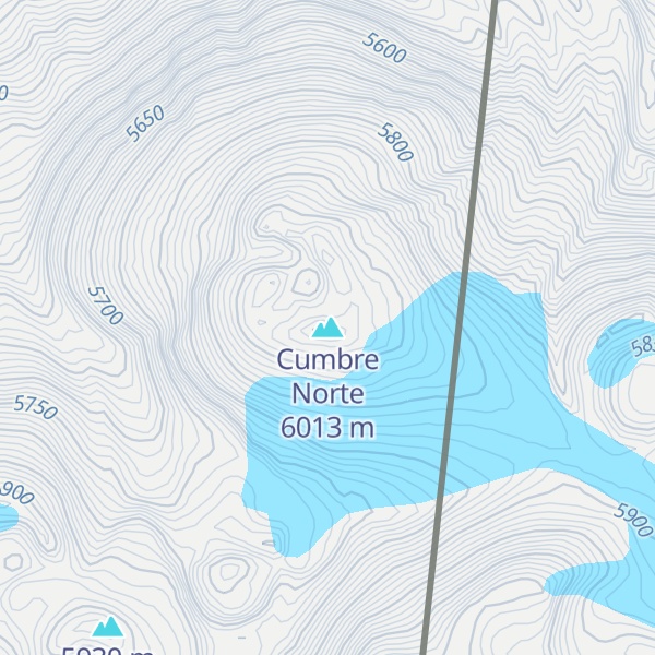 Map of Cumbre Norte