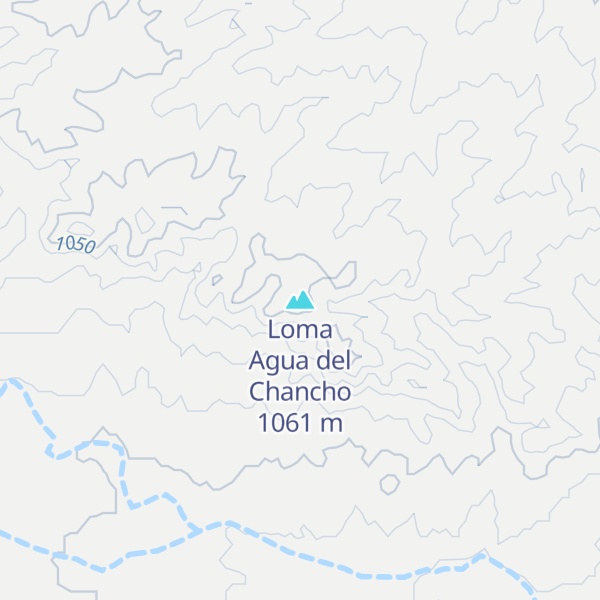 Map of Loma Agua del Chancho