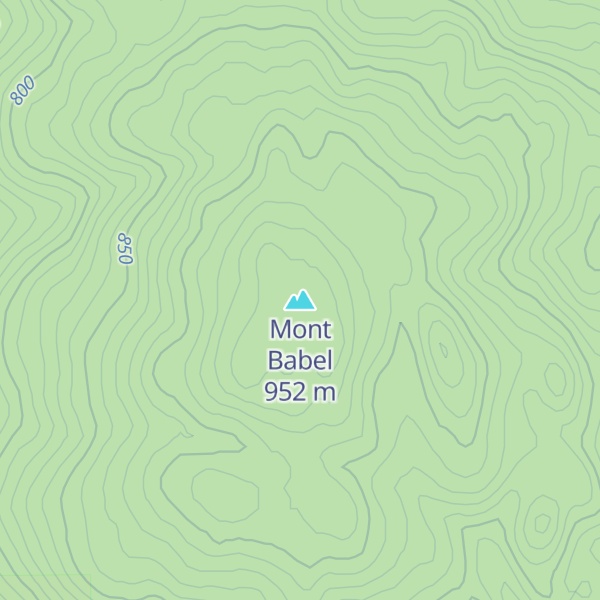 Map of Mont Babel