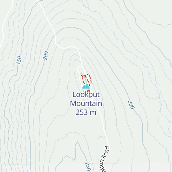 Map of Lookout Mountain