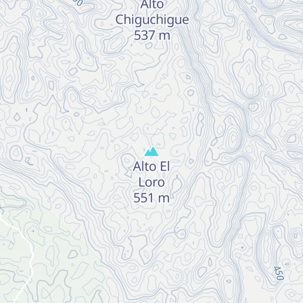Map of Alto El Loro