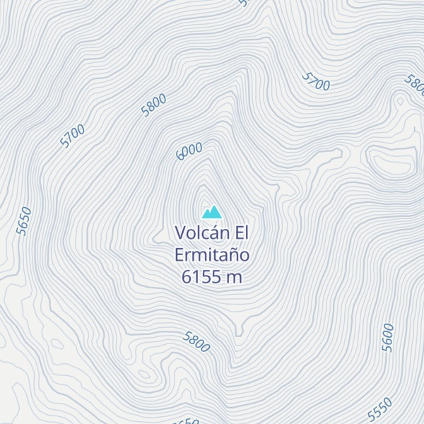 Map of Volcán El Ermitaño