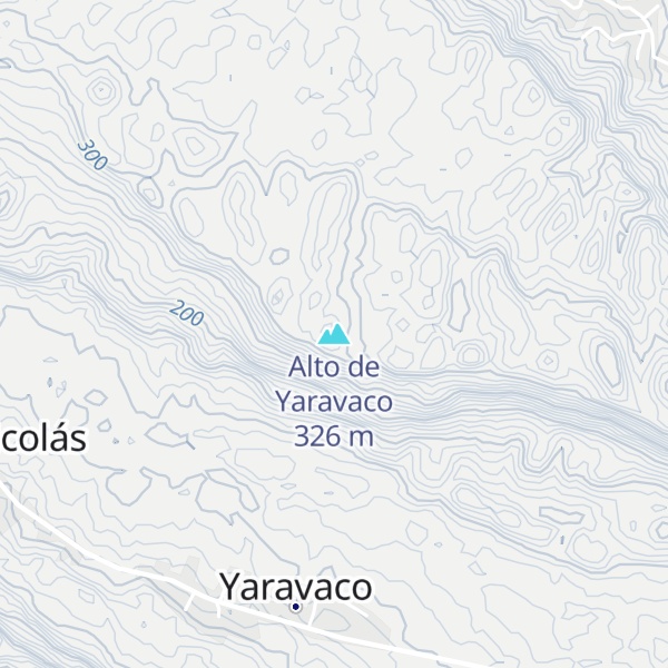 Map of Alto de Yaravaco