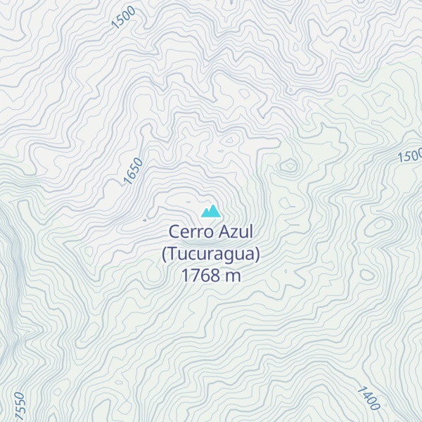 Map of Cerro Azul (Tucuragua)