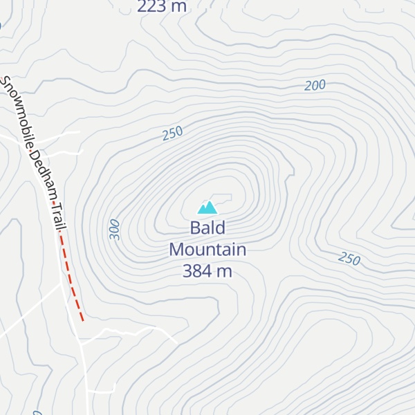 Map of Bald Mountain