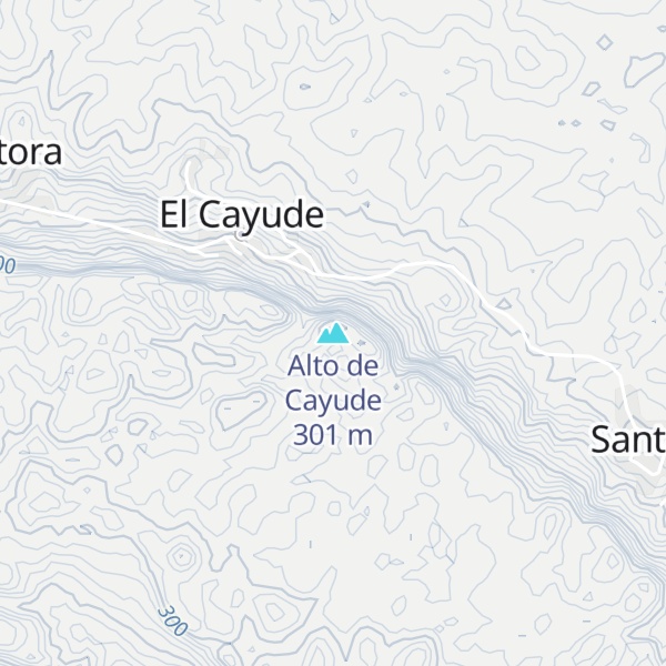 Map of Alto de Cayude