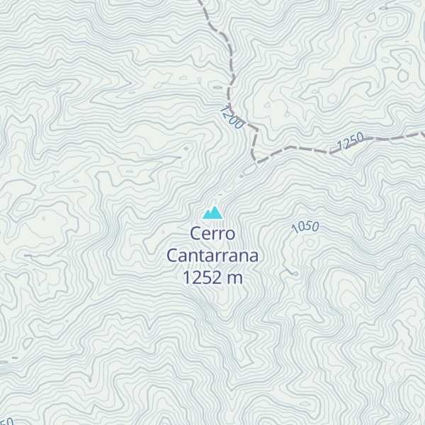 Map of Cerro Cantarrana