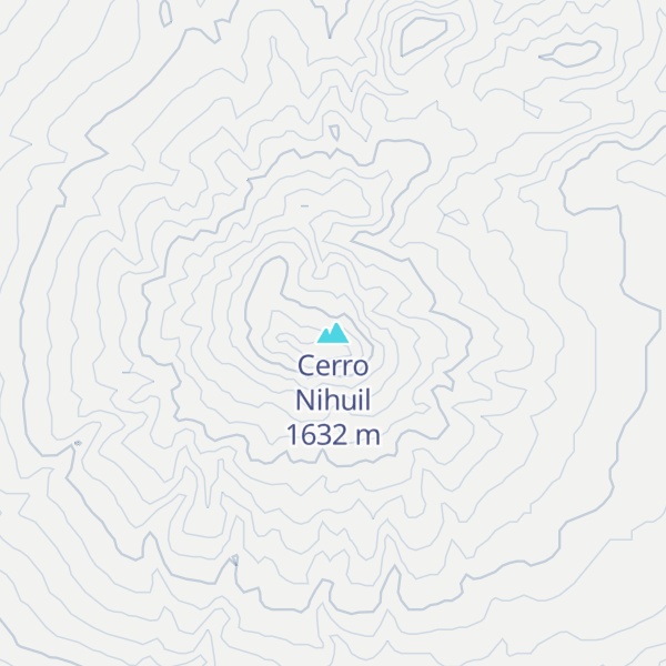 Map of Cerro Nihuil