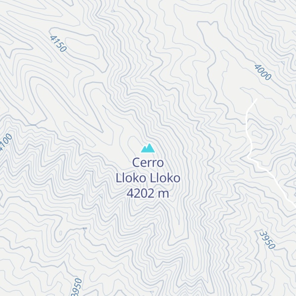 Map of Cerro Lloko Lloko
