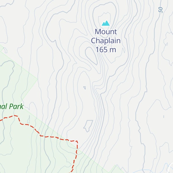 Map of Sawyer Mountain