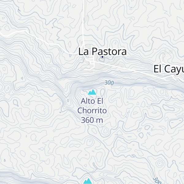 Map of Alto El Chorrito