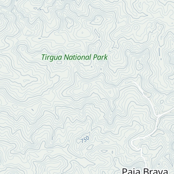 Map of Cerro Las Pavas