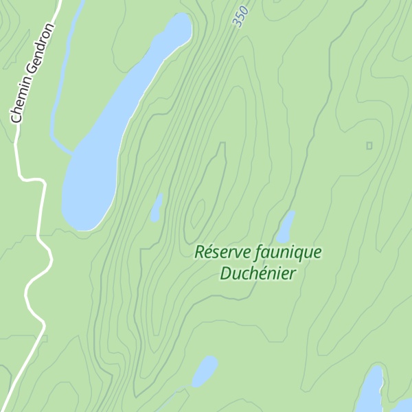 Map of Montagne du Lac Landry