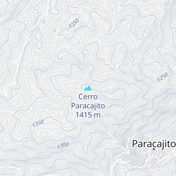 Map of Cerro Paracajito