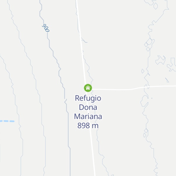 Map of Refugio Dona Mariana