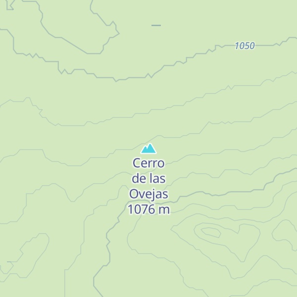 Map of Cerro de las Ovejas