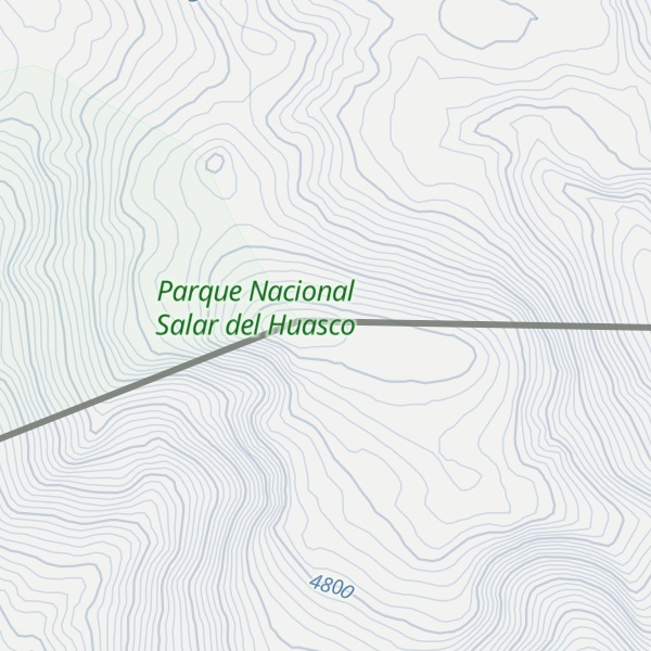 Map of Cerro Challacollo (Challa Kollu)